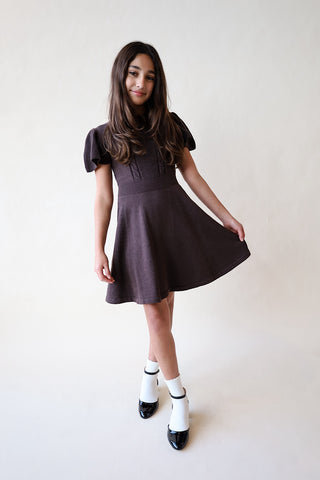 Youth Flutter Sleeve Dress