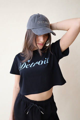 Detroit Cropped Box Tee