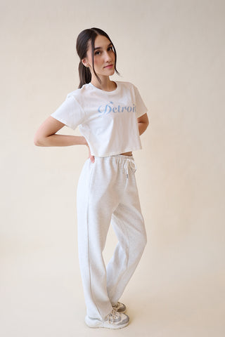 Detroit Cropped Box Tee