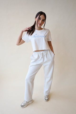 Detroit Cropped Box Tee