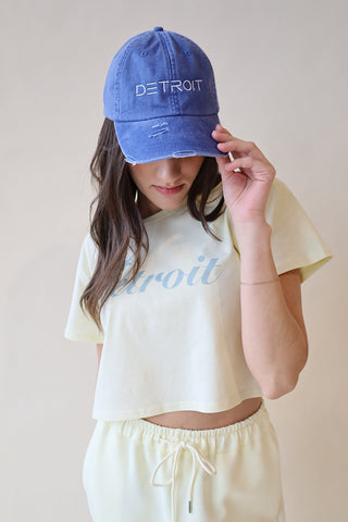 Detroit Cropped Box Tee