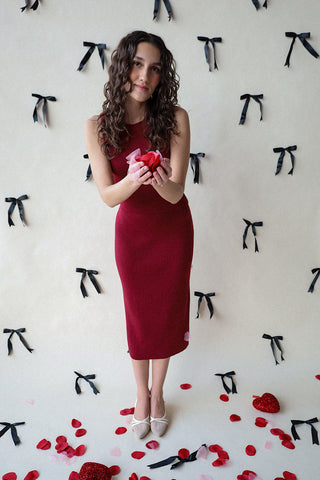 Shimmer Asymmetric Ribbed Top