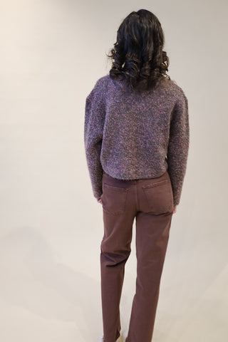 Textured Fuzzy Knit Cardigan