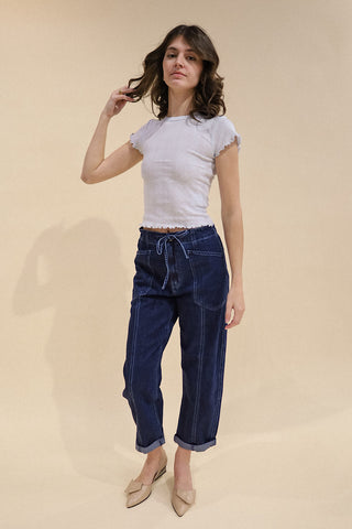 Vintage Villa Drawstring Barrel