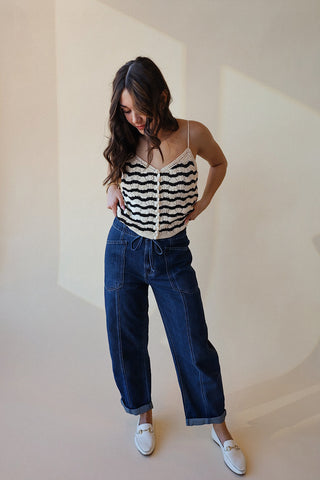 Vintage Crochet Knit Cami