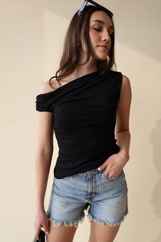 Sleek Off-Shoulder Top