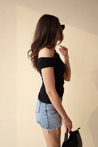 Sleek Off-Shoulder Top