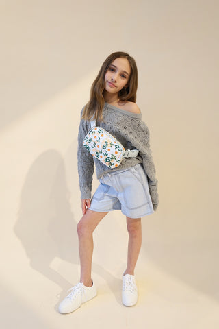 YOUTH Floral Belt Bag & Wallet