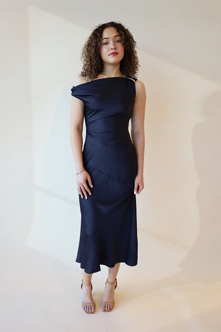 Asymmetrical Sculptured Dress