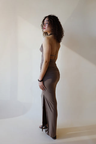 Draping Halter Neck Top