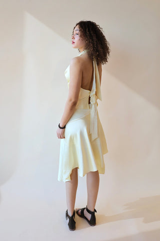 Refined Satin Halter Top