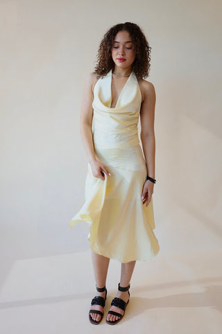 Refined Satin Halter Top