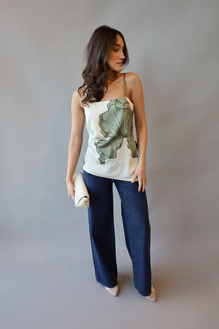 Floral Asymmetric Cami Top