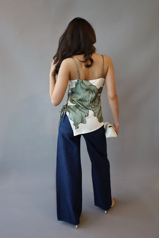 Floral Asymmetric Cami Top