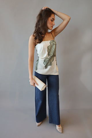 Floral Asymmetric Cami Top
