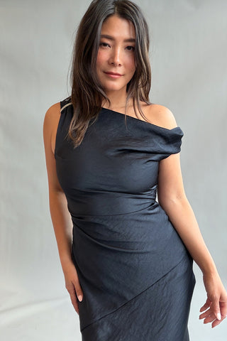 Asymmetrical Sculptured Dress