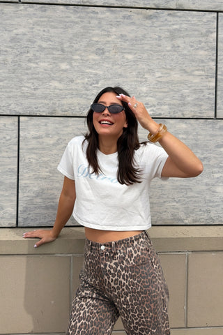 Detroit Cropped Box Tee