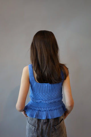 YOUTH Peplum Knit Tank