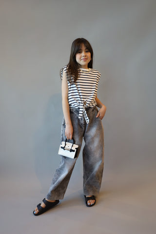 YOUTH Striped B/W Tee