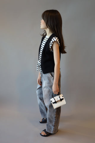 YOUTH Striped B/W Tee