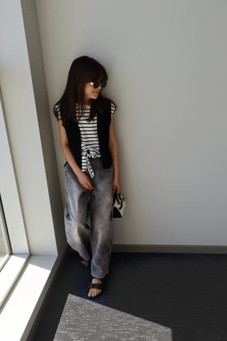 YOUTH Striped B/W Tee