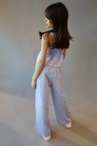 YOUTH Striped Rhinestone Pant
