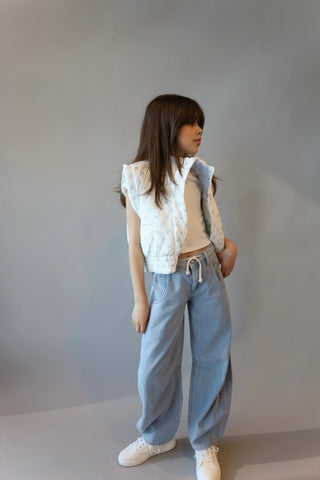 YOUTH Bow Puff Vest