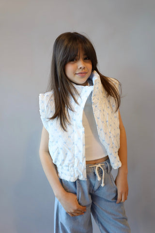 YOUTH Bow Puff Vest