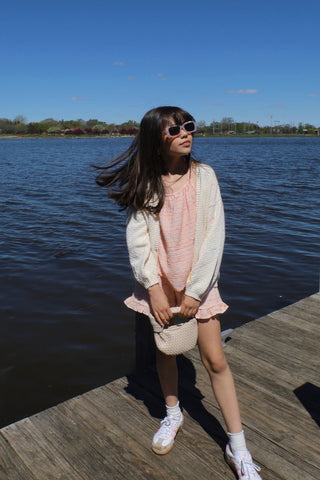 YOUTH Oversized Embroidered Cardi