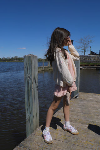 YOUTH Oversized Embroidered Cardi