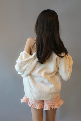 YOUTH Oversized Embroidered Cardi