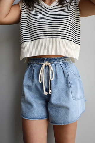Drawstring Baggy Short