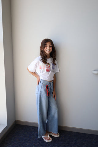 YOUTH DL1961 Wide Leg Jean