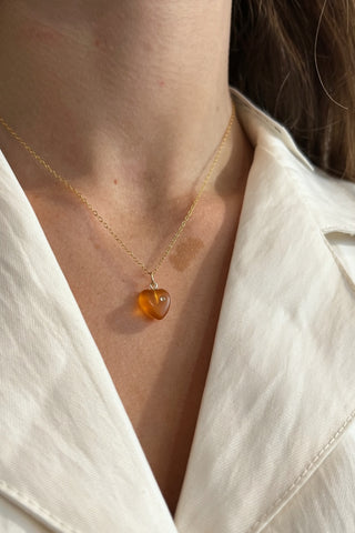 Youth Heart Charm Necklace