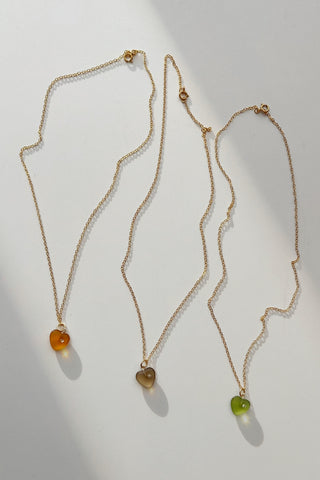 Youth Heart Charm Necklace
