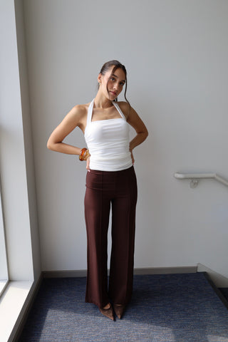 Ponte Pintuck Pants