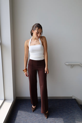 Ponte Pintuck Pants