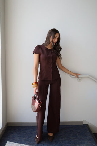 Ponte Button Up Top