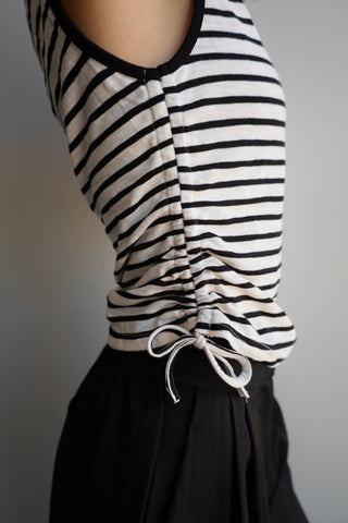 Striped Slub Jersey Tank