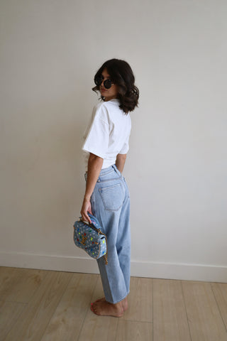 Barrel Style Cropped Jean