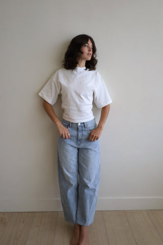 Barrel Style Cropped Jean