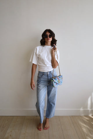 Barrel Style Cropped Jean