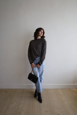 Classic Cool Girl Striped Top