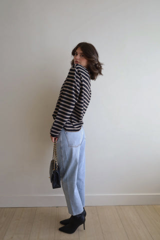 Classic Cool Girl Striped Top