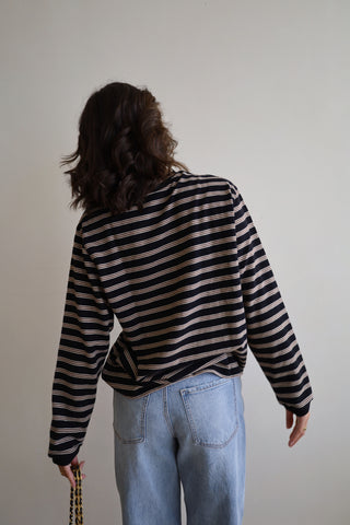 Classic Cool Girl Striped Top