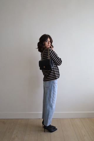 Classic Cool Girl Striped Top