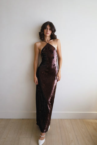 Luxe Sequin Maxi Dress