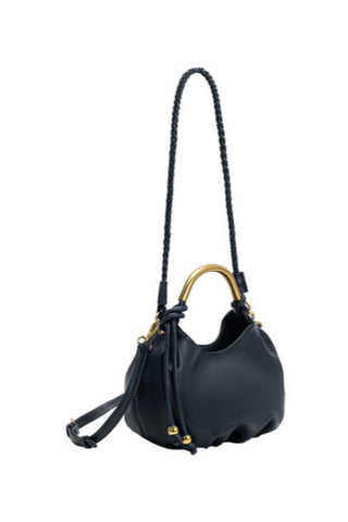 Recycled Vegan Gold Handle Bag