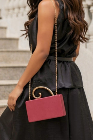 Vegan Music Note Clutch