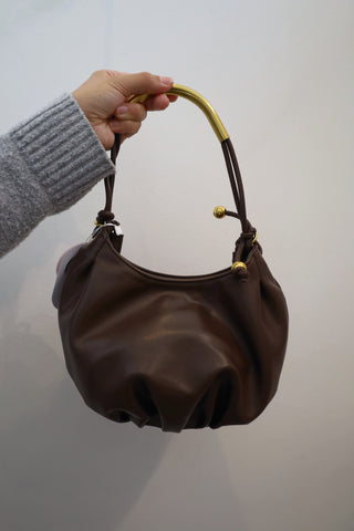 Recycled Vegan Gold Handle Bag